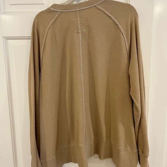 Aerie tan Long Sleeve Sweatshirt - Picture 3 of 3